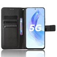 thumbnail image 2 of Funda con tapa tipo billetera para Honor 90 Lite 5G /X50i 5G, cuero PU, textura de diamante, soporte a prueba de golpes, 2 of 5