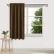 thumbnail image 1 of Paquete de 2 Cortinas de Seda Lisas con Aislamiento Térmico y Ahorro de Energía Opacas y, Café MNFD, 1 of 6