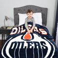 thumbnail image 5 of NHL Edmonton Oilers Plush Super Soft Blanket (60x70"), 5 of 5