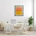 thumbnail image 2 of Stupell Industries Varied Orange Stripes Arrangement Painting Luster Gray Floating Framed Canvas Print Wall Art, Design by Victoria Barnes, 2 of 6