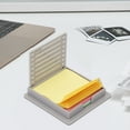 thumbnail image 6 of Yokua Sticky Note Holder with Stencil Memo Pad Organizer Sticky Pad Dispenser, 6 of 14