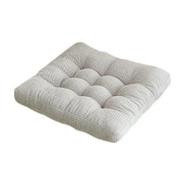 TAROFISH Three-Dimensional Meditation Cushion, Square Large Floor Cushion for Adults, Thick Corduroy Floor Cushion for Meditation, Yoga, Living Room, Sofa, Tatami Mat,Grey,40x40x10cm