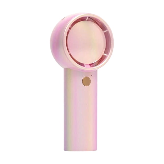 Portable Handheld Turbo Fan,Leverless Bladeless Handheld Mini Fan – Rechargeable Modern Circular Shape, Personal Cooling Fan for Travel Office Home Youth Bedroom, Quiet(MulticolorA)