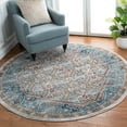 thumbnail image 2 of SAFAVIEH Shivan Deacon Oriental Floral Area Rug, Blue/Red, 4' x 6', 2 of 10
