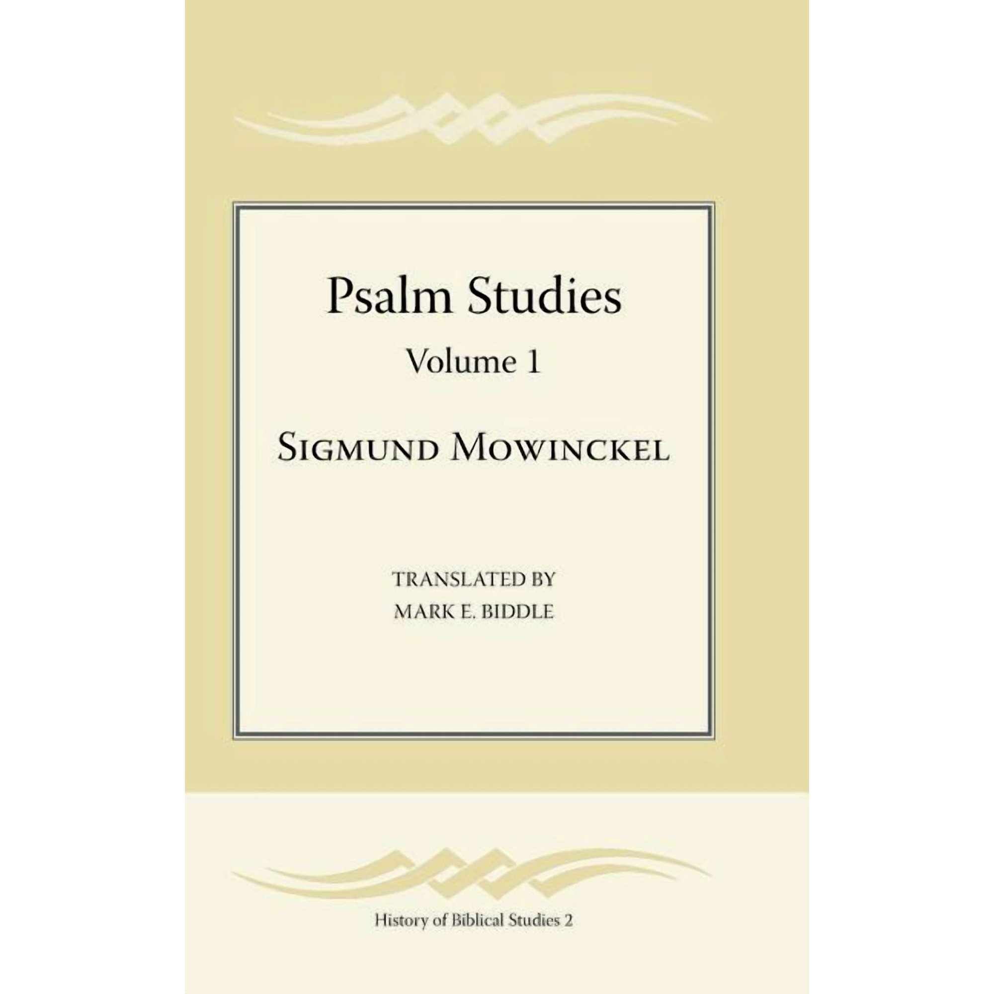 Psalm Studies Volume 1 (Hardcover)