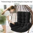 thumbnail image 4 of kttectoa Basket Cushion Thickened Enlarged Sofa Cushion Hanging Chair Indoor Outdoor Cradle Chair Nylon Spandex 49.21x19.69in Christmas Gifts Home, 4 of 7