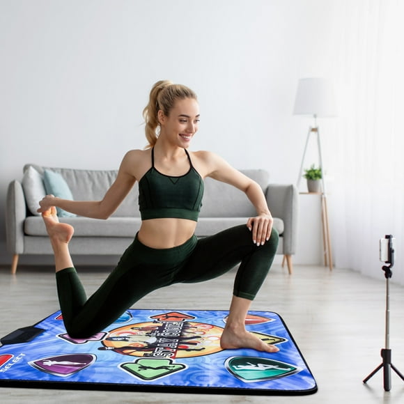 Big Save,HWRETIE Dance Mats Clearance,Wireless Induction Yoga Dance Mat Computer Yoga Aerobics Dancing Machine