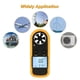 thumbnail image 4 of Riwesomey Mini anemómetro de pantalla digital Surf Kiting Portátil -10 a 45 ℃ Medidor de velocidad del viento Termómetro de mano Windmeter Accesorios para bloques patrón Riwesomey TO011468-01, 4 of 6
