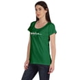 thumbnail image 4 of Inkmeso Scoop Neck Positive Vibes Only Tshirt Inspiration Typographic Tee Tops, 4 of 9