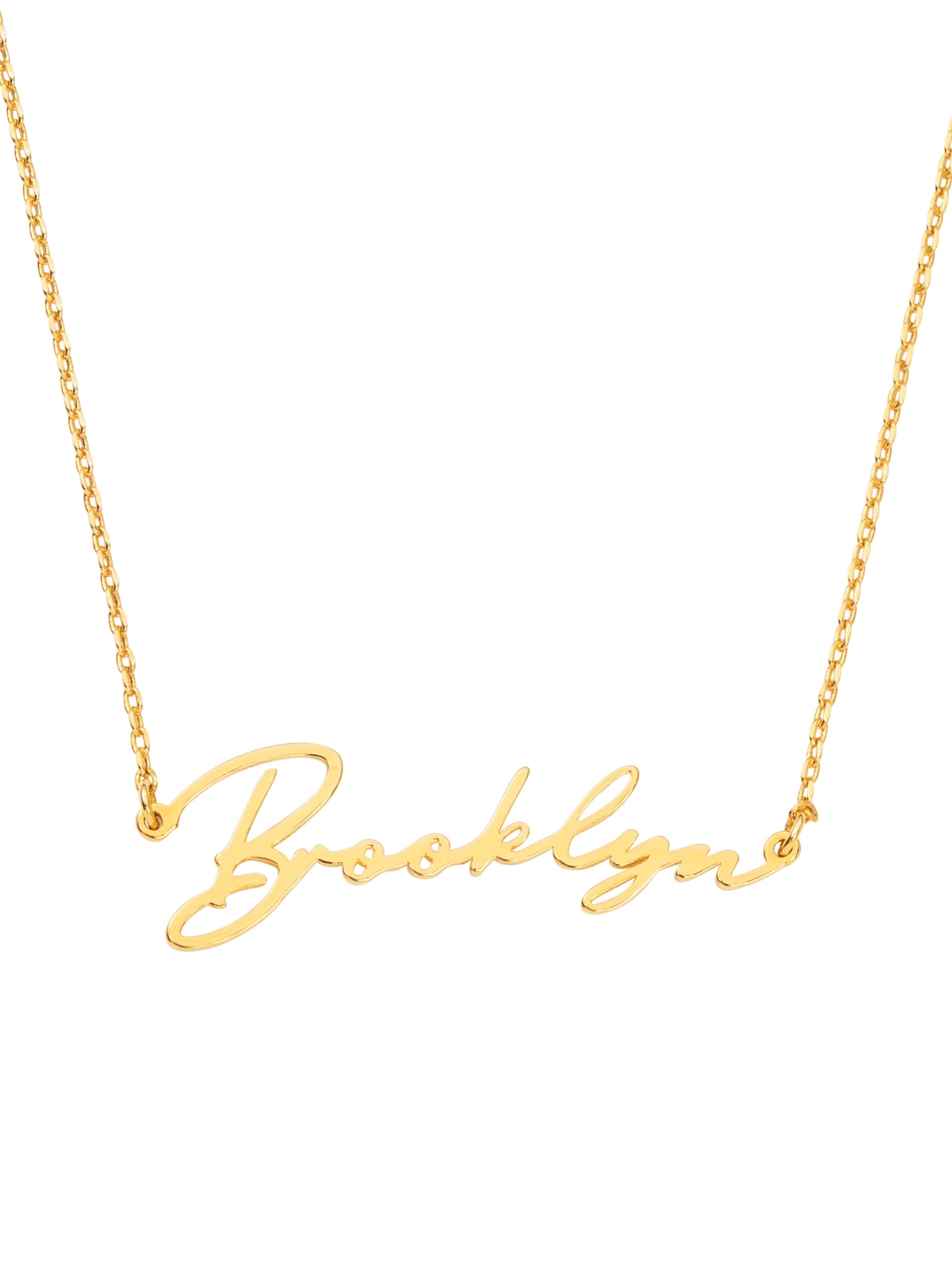 Personalized Planet Sterling Silver Handwritten Script Name Necklace ,Women's