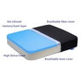 thumbnail image 6 of Pressure Sore and Tailbone Pain Relief Memory Foam Wheelchair Seat Cushion for Wheelchair Office Chair, 6 of 8