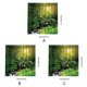 thumbnail image 2 of Cortinas de ventana Wosthever 2 Piezas Impermeables Patrón Selva Tropical, 2 of 6