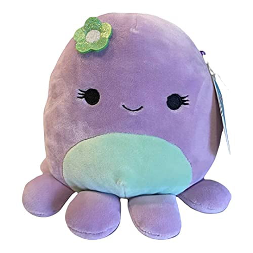 Squishmallow Kellytoy Sea Life 3.5 Inch Clip-on Violet The Octopus for sale online 