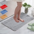 thumbnail image 1 of Xihbxyly Alfombra de Poliéster, Base de Goma Absorbente y Antideslizante, Lavable a Máquina, Microfibra Suave y Cómoda, para Baño, Dormitorio y Sala de Estar, 48 X 80 Cm., 1 of 7