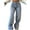 Light Blue, variant on Taqqpue Wide Leg Jeans for Women High Waisted Denim Pants Boyfriend Jeans Trendy Casual Summer Bottom