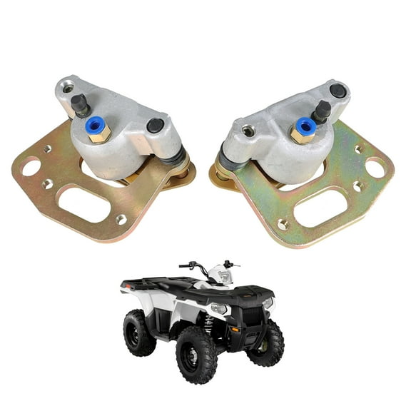 Front Right Left Brake Calipers Fit for 1999-2000 Polaris Sportsman 500 with Pads