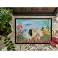 thumbnail image 3 of Carolines Treasures CK1243MAT Pekingese Spring Door Mat Indoor Rug or Outdoor Welcome Mat 18x27 Doormat  27"L x 18"W, 3 of 4