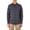 Smoke Grey, variant on Hurley Mens Organic Portland Plaid Organic Cotton Button-Down Shirt