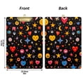 thumbnail image 5 of FORMRS Acrylic Clipboard with Low Profile Clip Standard A4 Letter Size, 12.5" x 9", Moon Pattern, 5 of 8
