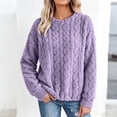 thumbnail image 2 of Diufon Fleece Tops Women Long Sleeve Crewneck Thickened Pajama Tops Fall Winter Cozy Warm Blouses for Home & Going Out, 2 of 10