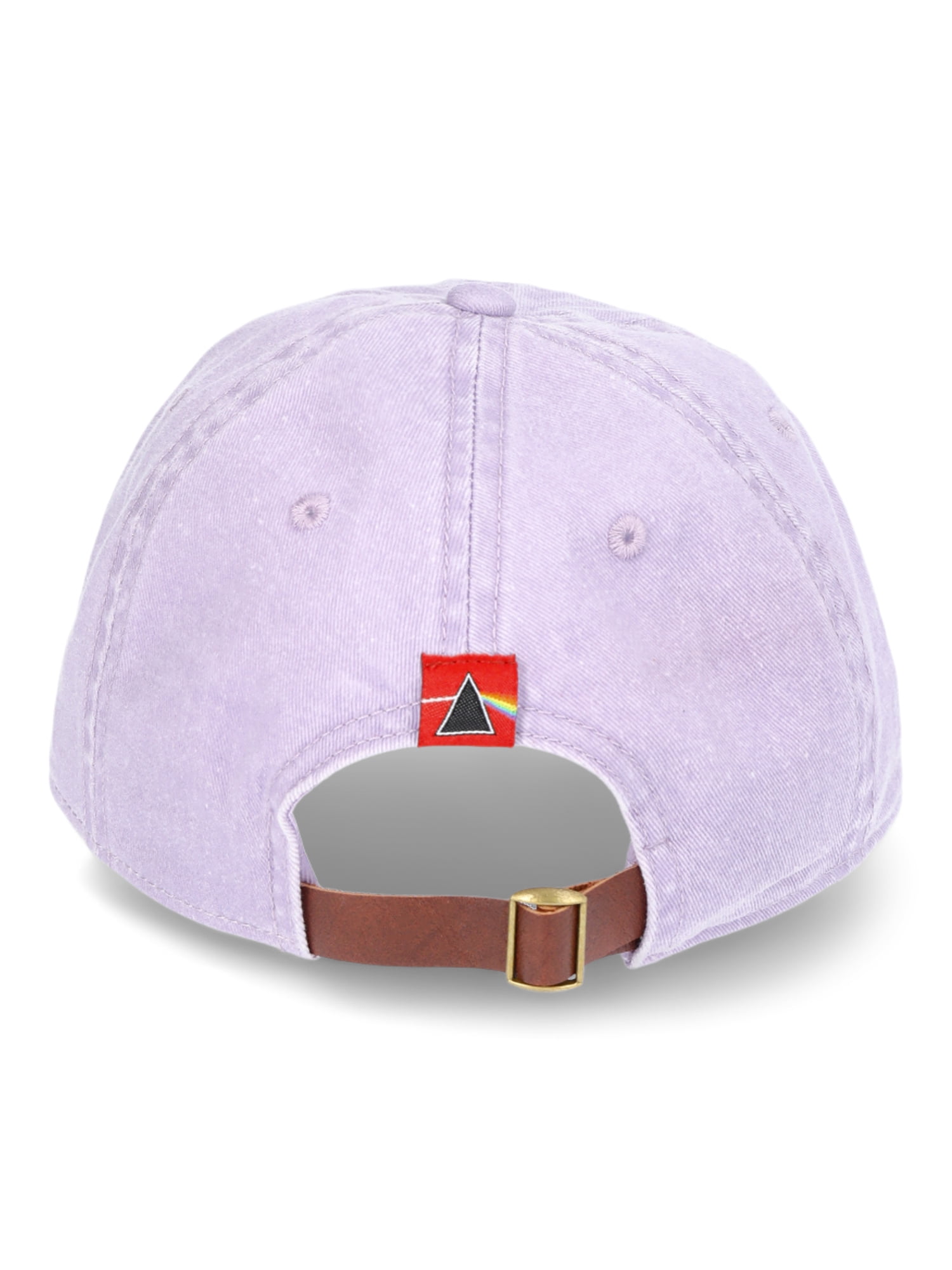Pink Floyd Cotton Twill Baseball Cap, Women's Classic Rock Band Hat, Light Purple