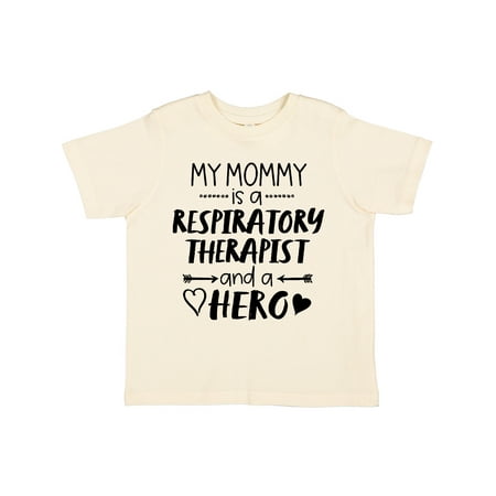 

Inktastic My Mommy is a Respiratory Therapist and a Hero Gift Toddler Boy or Toddler Girl T-Shirt