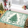 thumbnail image 3 of 2'x3'  Living Room Area Rug Christmas Large Bedroom Rugs Non Slip Washable Xmas Decoration Dining Room Throw Carpet Soft Low Pile Snowflakes Rugs for Holiday Festival Boho Rug for Nursery Kitchen, 3 of 9