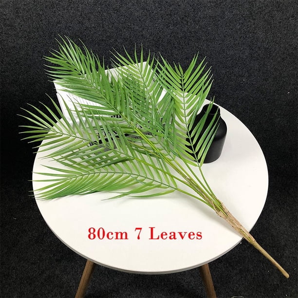 Palmera Artificial grande de 125cm, rama de plantas tropicales, hojas falsas de plástico, Monstera verde para decoración de Navidad, jardín y habitación del hogar