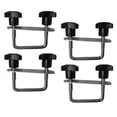 thumbnail image 2 of Terraxo 4 Pieces Roof Box U Bolt Clamp Car Van Mounting Fitting Kit Rooftop Cargo Carrier Rack Bolt Hardware Multi Purpose Easy Installation Rust Resistant Su 6 cm, 2 of 8