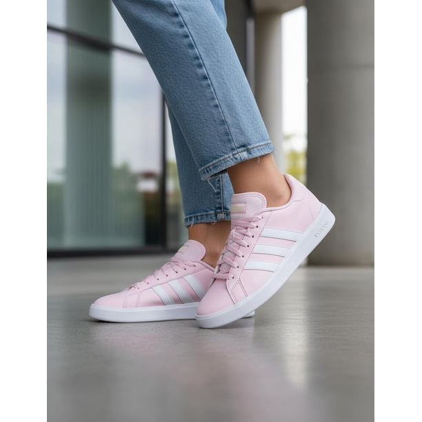 Tenis adidas Mujer Dama Casual Rosa Grand Court 2.0 rosa claro 2,5 MX