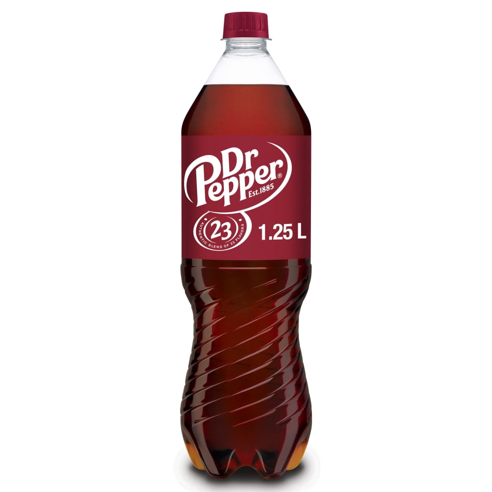 Dr Pepper Soda Bottle 1.25 liter - 5 Pack