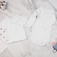 thumbnail image 6 of Buyless Fashion Baby Girls Bodysuit With Short Or Long Sleeves Cotton Onsie, 6 of 7