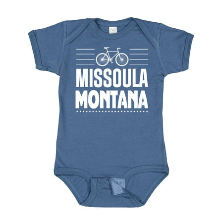 

Inktastic Missoula Montana Biking Gift Baby Boy or Baby Girl Bodysuit