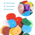 thumbnail image 3 of LHX YIN1YU1YU20 Pieces Key Caps Covers Tags Flexible Key Covers Plastic Key Identifier Rings For Easy Identifying Keys, 10 Colors (Semicircular Key Caps) Durable Design, 3 of 5