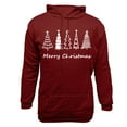 thumbnail image 4 of EchfiProm Pullover Hoodies for Men Red Merry Christmas Hooded with Pockets Athletic Xmas Graphic Mens Sweatshirt S, 4 of 4
