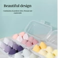thumbnail image 2 of Makeup Sponge Set Plastic Box Sponge Set Makeup Puff With Holder Soft Sponge (8 sponges, Pink), 2 of 5