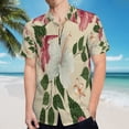 thumbnail image 5 of High Quality Hawaiian Shirts for Men Short Sleeve Aloha Beach Shirt Floral Summer Casual Button Down Shirts Blouses MAEDQD, 5 of 7