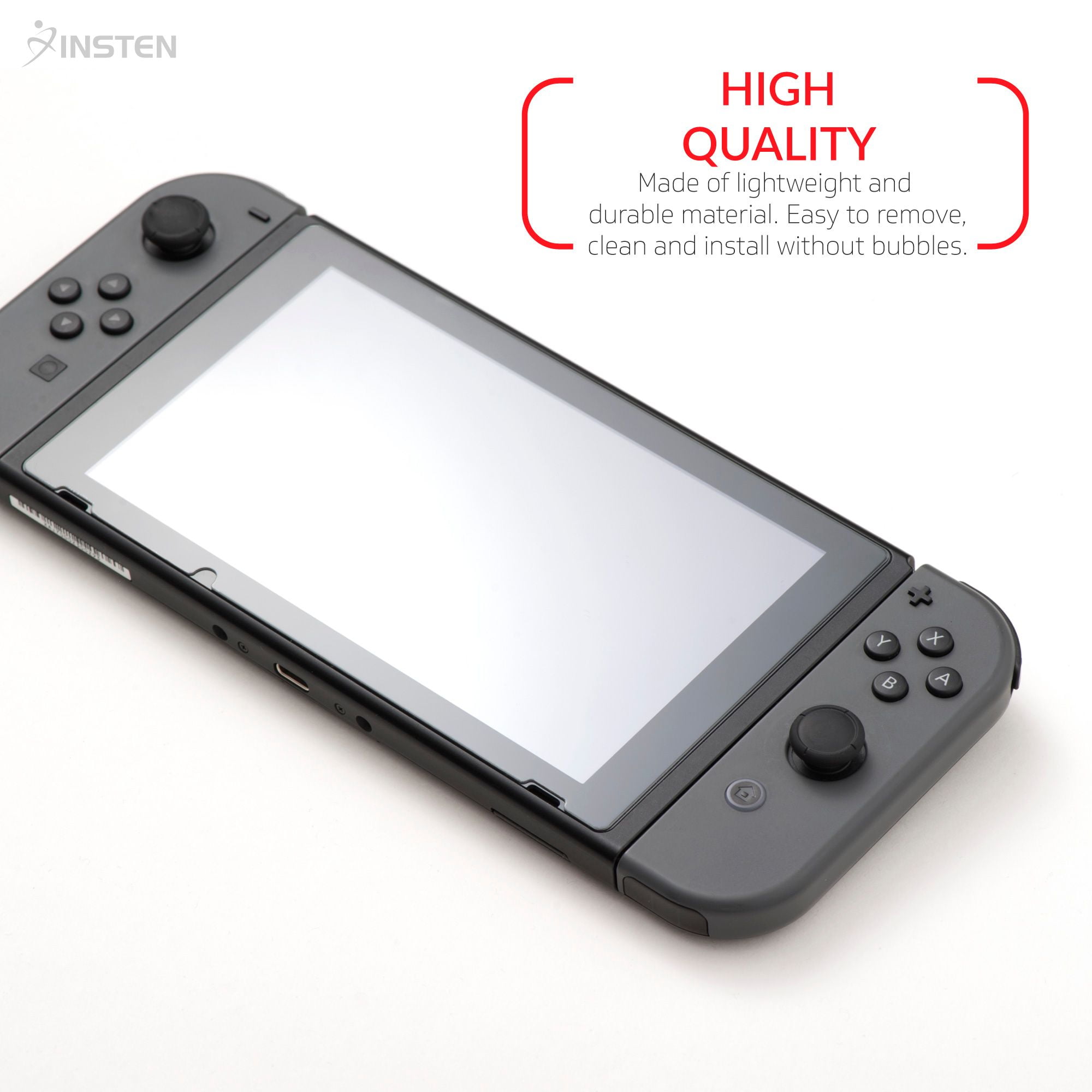 Nintendo Switch Screen Protector, by Insten 2Pack Tempered Glass