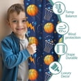 thumbnail image 3 of Blackout Kids Curtains,Basketball Theme Pattern Childrens Insulated Curtains Set Of 2,Bedroom Essentials,Toddler Room Decor 42"x84", 3 of 5