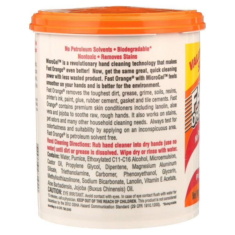 Fast Orange® Natural Orange Citrus Pumice Hand Cleaner, 15 fl oz