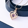 thumbnail image 7 of Crystal Heart Memorial Cremation Jewelry for Ashes Urn Necklace Lockets for Cat Ashes Holder Keepsake Pendent for Ashes and Chain, 7 of 7