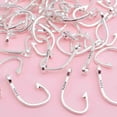 thumbnail image 4 of 50 Pieces 36.6 mm × 22.5 mm, Antique Silver Fish Hook Pendant Charms Tibetan Vintage Fishing Hook Charms Craft Supplies for DIY Jewelry Making Findings, 4 of 7