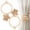 A/2Pcs/16.53", variant on Aoyunhp 2 Pieces Wooden Beaded Magnetic Curtain Tiebacks,Flower Tassel Curtain Buckles,Curtain Tiebacks No Punch Decoration for Farmhouse Curtains Holders for Bedroom Decor and Home Office,16.53"