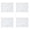 White 4PCS, variant on Jialinnn Fine Fiber Dishcloth New York City Plaid White Kitchen Towel