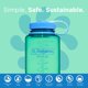 thumbnail image 2 of Botella de agua Nalgene Lightweight Sustain Tritan, 1 litro, color verde pastel, 2 of 5