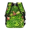 thumbnail image 4 of Pofeuu Cactus And Succulents Print Backpack for Men and Women - Basic Bookbag Casual Daypack Backpacks for College Work Travel-One Size, 4 of 5