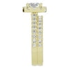 thumbnail image 6 of Unique Moments 2 Ctw Lab Grown Princess Halo Diamond Engagement Matching Wedding Ring Set 10K Yellow Gold, 6 of 6