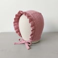 thumbnail image 4 of QSAWXQZ Toddler Bonnet Hat Ruffle Brim Breathable Cotton Gauze Sun Hat for Summer Free Size, 4 of 6