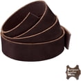 thumbnail image 4 of ELW Vegetable Tanned 8-9 oz. 3.2-3.6mm Dark Brown Straps, Belts, Strips 2-1/2"x60" 6.3x152cm - Full Grain Veg Tan Leather Cowhide Heavy DIY Craft - Holsters, Belt Blanks, Furniture, Stamping, 4 of 7