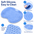 thumbnail image 7 of Upgraded Silicone Massage Bath Mat, 2026 Upgrade Shower Foot Scrubber Mat with Strong Suction Cups for Exfoliating Body Wash on Feet, Back & Multiple Areas, 7 of 7